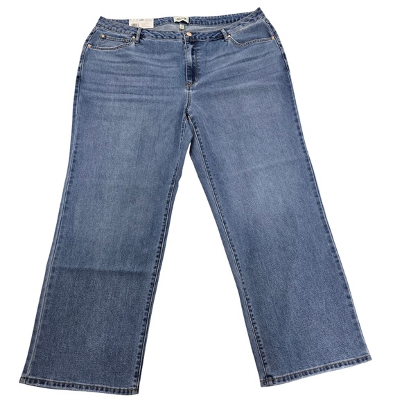 Seven7 Denim - Seven7 Loose Straight Jean Womens 22W Authentic Blue‎ High Rise SX10341DE NWT